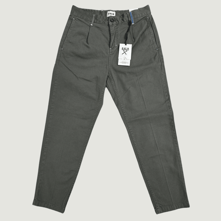 Pantalone Berna verde  tasca jeans