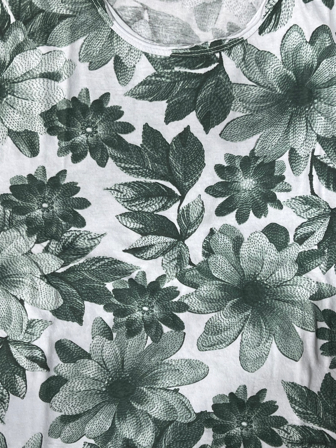 T-Shirt Flower Green
