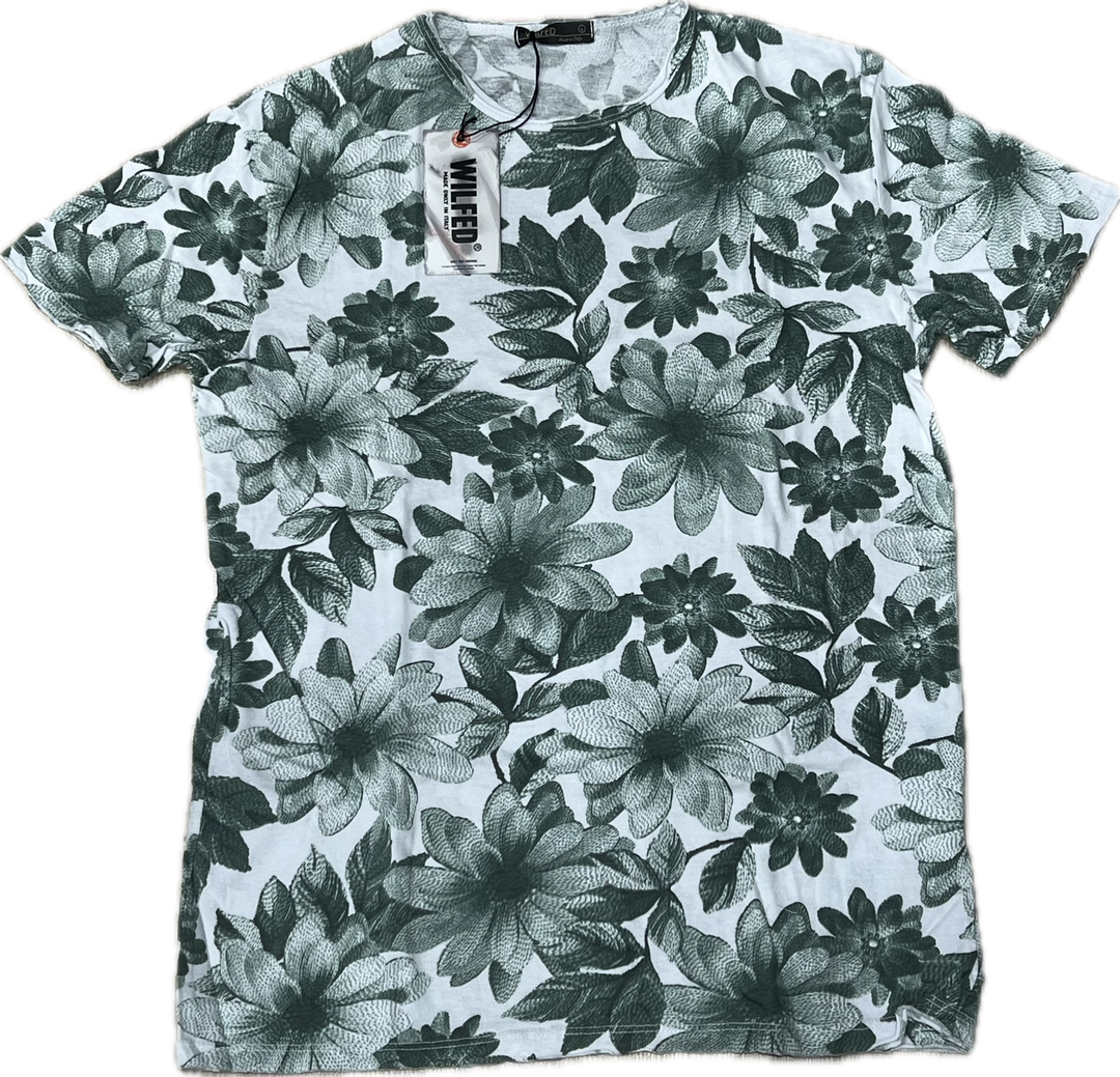 T-Shirt Flower Green